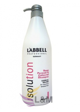 L'ABBELL SOLUTION NANO PERMED & COLOURED SHAMPOO-1000ML